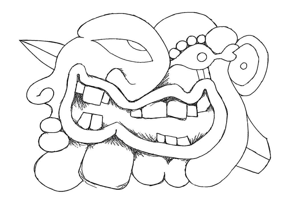 Big Mouth Square Teeth